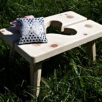 SONY DSC Schemel, Zirbe, Zirbenholz, Geschenk